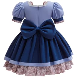New Moives Bunny Judy Girl Dress Costume Halloween Cosplay Dress Birthday Gift Carnival Party Kids Outfit