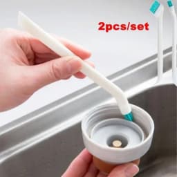 2 Pcs/Set Cleaning Narrow * Brush Long Handle Portable Gap Baby Bottle Gap Cleaning Brush Household Kitchen Tool Small Brush