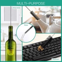 Practical Useful Milk Bottle Brush Suspensible Food Grade Glass Cleaner Multi-function Cleaning Brush