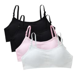 4pcs/Lot Teenage Girls Training Bras Seamless Middle High School Students Vest Bra Kids Children Back Buckle Bra Teens Underwear
