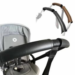Stroller Handle Cover Suitable for Bugaboo Bee3 Bee5 Bee+ Stroller Accessories PU Leather Zipper Armrest Cover Protective Case