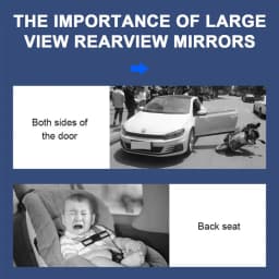 Baby Mirror Interior Car Rearview Mirror Rear Seat Kids Baby Monitor Universal Wide Angle Clear View Baby Mirrors Safety Driving