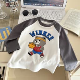 Children's Long Sleeve T-shirt Autumn Tops For Kids Cartoon Cute Children Tees Cotton Toddler Bottom Baby Outfits Clothing