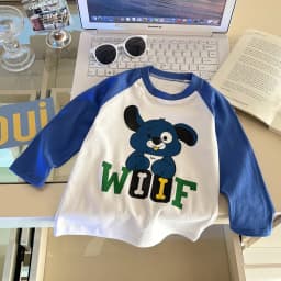 Children's Long Sleeve T-shirt Autumn Tops For Kids Cartoon Cute Children Tees Cotton Toddler Bottom Baby Outfits Clothing