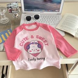 Children's Long Sleeve T-shirt Autumn Tops For Kids Cartoon Cute Children Tees Cotton Toddler Bottom Baby Outfits Clothing
