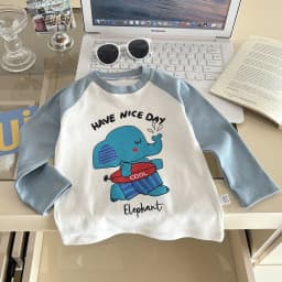 Children's Long Sleeve T-shirt Autumn Tops For Kids Cartoon Cute Children Tees Cotton Toddler Bottom Baby Outfits Clothing