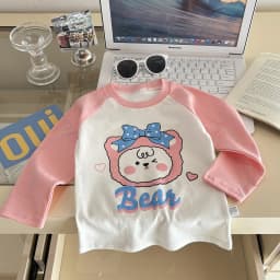 Children's Long Sleeve T-shirt Autumn Tops For Kids Cartoon Cute Children Tees Cotton Toddler Bottom Baby Outfits Clothing