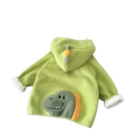 2026 Kids Winter Coat Thickened Fleece Jacket Cartoon Animal Hooded Outerwear for Boys Girls Warm Winter Children Clothing