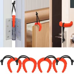 1/2Pcs Door Stopper Wedge,First Responder Door Stops For Police & Firefighter Durable Door Stoppers & Wedges