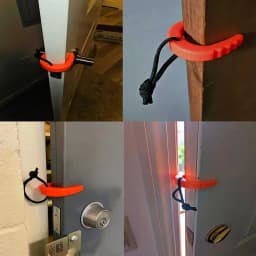 1/2Pcs Door Stopper Wedge,First Responder Door Stops For Police & Firefighter Durable Door Stoppers & Wedges