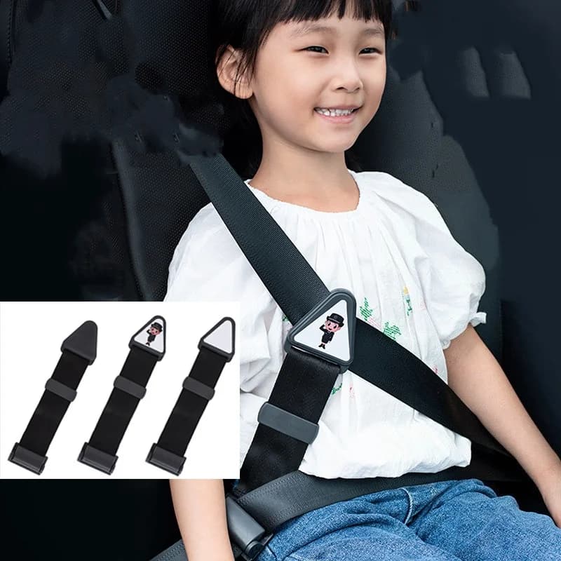 1pcs Adjuster Children Kid Car Safety Belt Universal Car Baby Safety Seat Strap Belt Buckle Seat Belt Correction Tape
