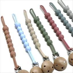 1/9PCS Baby One Pacifier Chain Baby Pacifier Lanyard Food Grade Silicone Teething Teether Anti Lost Pacifier Anti Drop Chain
