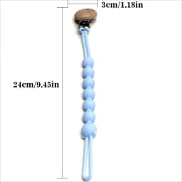 1/9PCS Baby One Pacifier Chain Baby Pacifier Lanyard Food Grade Silicone Teething Teether Anti Lost Pacifier Anti Drop Chain
