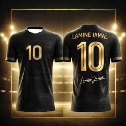 Barcelona Jersey 10 Lamine Yamal Tops Men T Shirt Women Tee Boys Top Children Parent Child Quick Dry Short Sleeves Kids Tshirt