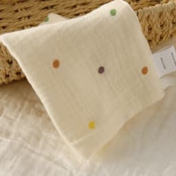 5Pcs Baby Cotton Washcloth Newborn Burp Cloth Square Towels 6-Layer Pure Cotton Soft Absorbent Gauze Cotton Baby Towels
