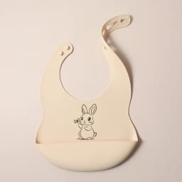 2025 NEW Custom Cartoon Deer Rainbow Silicone Baby Bib with Name & Pattern Food-Grade Solid Feeding Bib DZ31