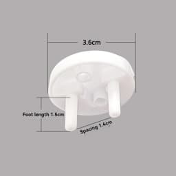 Baby Anti Electric Shock Safety Power Supply Protection Cover Child Power Supply Safety Cover French Socket Protection Cover