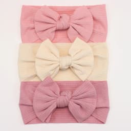 3Pcs/Set Baby Girl Headbands Lot Bows Baby Headband Newborn Gift Elastic Hair Bands Children Turban Kids Infant Hair Accessories