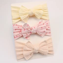 3Pcs/Set Baby Girl Headbands Lot Bows Baby Headband Newborn Gift Elastic Hair Bands Children Turban Kids Infant Hair Accessories