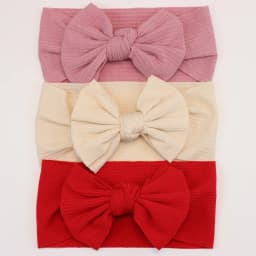 3Pcs/Set Baby Girl Headbands Lot Bows Baby Headband Newborn Gift Elastic Hair Bands Children Turban Kids Infant Hair Accessories