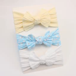 3Pcs/Set Baby Girl Headbands Lot Bows Baby Headband Newborn Gift Elastic Hair Bands Children Turban Kids Infant Hair Accessories