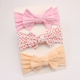 3Pcs/Set Baby Girl Headbands Lot Bows Baby Headband Newborn Gift Elastic Hair Bands Children Turban Kids Infant Hair Accessories
