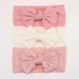 3Pcs/Set Baby Girl Headbands Lot Bows Baby Headband Newborn Gift Elastic Hair Bands Children Turban Kids Infant Hair Accessories
