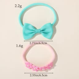 15Pcs/Set Cute Soft Bowknot Headband for Baby Girls Elastic Flower Bows Hairband Infant Toddler Kids Headwear Hair Accessories
