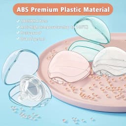 Multifunctional Pacifier and Teething Stick Storage Box with Lanyard, Anti-Loss and Anti-Dirt Pacifier Case, Essential Accessory for Baby Outings, Pacifier Storage Box with Lanyard, Can Be Hung on Bag/Stroller, Portable and Hygienic Pacifier Protection Box