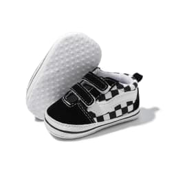 Meckior Baby Boy Girl Shoes Canvas Sneakers Non-slip Rubber Sole Plaid Streaks First Walkers Infant Baby Unisex Casual Shoes