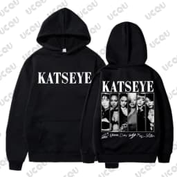 2026 Hot Sale Kpop Katseye Print Hoodies For Children Spring Autumn Long Sleeve Sweatshirt Casual Streetwear Kids/Adult Tops