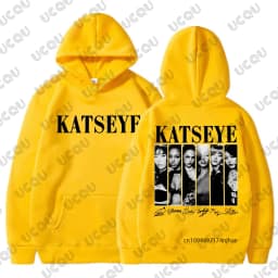 2026 Hot Sale Kpop Katseye Print Hoodies For Children Spring Autumn Long Sleeve Sweatshirt Casual Streetwear Kids/Adult Tops