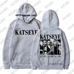 2026 Hot Sale Kpop Katseye Print Hoodies For Children Spring Autumn Long Sleeve Sweatshirt Casual Streetwear Kids/Adult Tops
