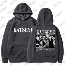 2026 Hot Sale Kpop Katseye Print Hoodies For Children Spring Autumn Long Sleeve Sweatshirt Casual Streetwear Kids/Adult Tops