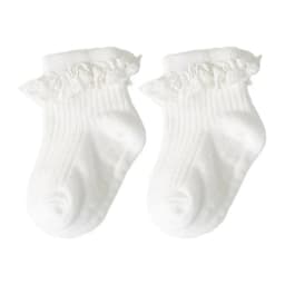 1/3/4/5pairs Cotton Pure Color Toddler Girl Lace Socks Infant Baby Girls Non-slip Socks Young Children Girl Cute Half Knee-socks
