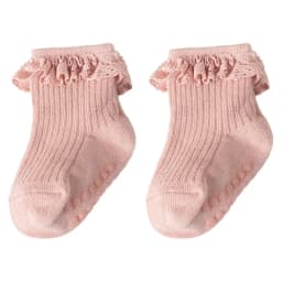 1/3/4/5pairs Cotton Pure Color Toddler Girl Lace Socks Infant Baby Girls Non-slip Socks Young Children Girl Cute Half Knee-socks