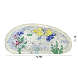 Inflatable Baby Water Play Mat PVC Toddler Tummy Time Cushion Infant Development Activity Pad for Kids Early Education