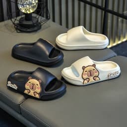 Children Slippers Cute Cartoon Girl Home Slippers 2-16 Years Old Capibala Boys Non Slip Soft Soled Bathroom Slippers