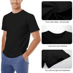 2026 New Summe T-shirt Flat Print Round Neck Short Sleeve Men's and Women's Comfort Wardrobe Essential Daily Wear T-shirt