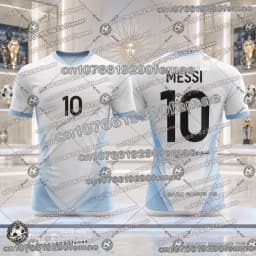 2026 Messi Football Fans Commemorative Jersey Quick Dry Breathable Casual Sports Soccer Shirt Short Sleeve Tee for Kids Adults