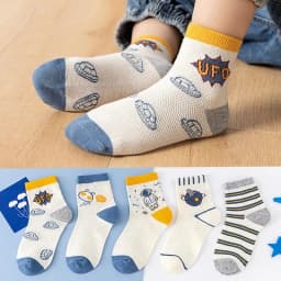 5Pairs/Lot Cute Kids Socks For Girls Boys Cotton Solid Princess Children Sock Casual Summer Mesh Thin Flower Cartoon Socks
