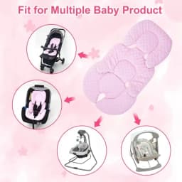 Baby Stroller Seat Cushion Infant Double-sided Cart Seat Pad 2025 New Thick Warm Cushion Universal Baby Stroller Accessories
