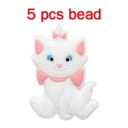 5pcs Silicone Cartoon Beads Pacifier Chain Baby DIY Care Pacify Accessory Adornment
