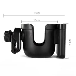 Baby Stroller Water Cup Bottle Holder Baby Stroller Accessories Multifunctional Baby Stroller Cup Holder 2-in-1 Phone Holder