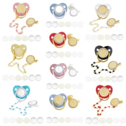 Only Blank Newborn Pacifier Clip Holder Baby Shower Gift Toddler Pacifier Dummy Baby Teether Infant Nipple BPA Free