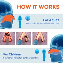 300ml 500ml Nasal wash bottle Nasal irrigator cleaner Waterpulse Rinse nose Neti Pot Avoid Allergic Rhinitis Sinusitis