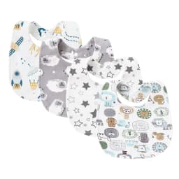 4Pcs Baby Bibs Burp Clothes Cartoon Newborn Saliva Towels for Girls Boys Cotton Kids Apron Infant Accessories Toddler Bibs Set
