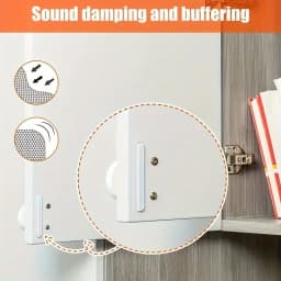 Anti-collision Stickers Household Door Handle Silicone Pad Wall Anti-collision Bumper Door Stop Mute Bar Table Corner Protector