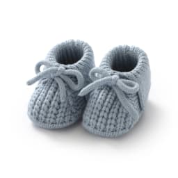Baby Shoes Knitted Infant Child Bed Footwear 0-18M Cute Turn-down Breathable Newborn Boys Girls Walk Boots Fashion Solid Bandage