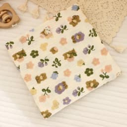 Cotton Muslin Cute Cartoon Printing Baby Swaddle Blanket Soft Breathable Newborn Baby Receiving Blanket For Infant Boys Girls